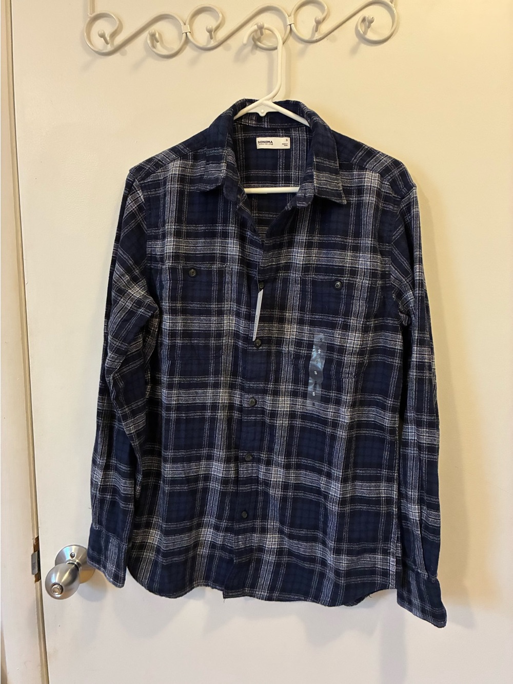 NWT Men’s Sonoma Supersoft Flannel - size small